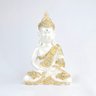 Buda Pedra 30cm Gesso Perolizado - 1