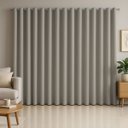 Ver imagem 3 de Cortina Basic Blackout Tecido Corta Luz 3,00x2,50m para Varão Simples 2m: Cinza