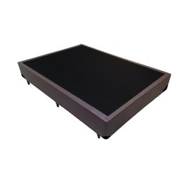Cama Box Casal + Colchão De Molas - Comfort Prime - Classic Superlastic 138cm Marrom - 3
