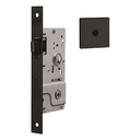 Ver imagem 4 de Porta Pivotante Modelo Ripado Madeira Maciça 215x1,20 Batente 14 Cm Fechadura Rolete e Puxador