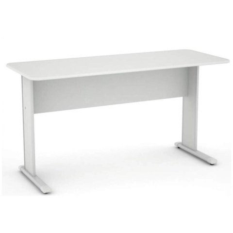 Mesa Escritório 1,20×0,60m – c/ Gavetas – INCOFLEX – CINZA/CINZA – 43084