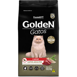 Ração Golden Gatos para Gatos Adultos sabor Carne 10kg - Premie - 2