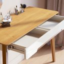 Ver imagem 5 de Penteadeira Jazz Espelho LED 87133 Off White/Nature Imcal