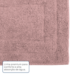 Tapete para Banheiro Happy Rosa 40cmx60cm Kapazi - 5