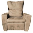 Ver imagem 1 de Poltrona Reclinável do Papai Moderna Nivea Capuccino