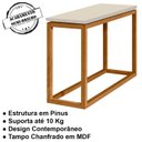 Ver imagem 3 de Mesa De Apoio Sala De Estar 13X30 Off White Nature Tebar