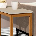 Ver imagem 5 de Mesa De Apoio Sala De Estar 13X30 Off White Nature Tebar