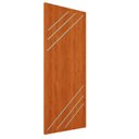Ver imagem 1 de Porta de Madeira Frisada U.v 210cm X 70cm - R30k:mogno