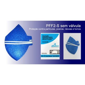 MÁSCARA PFF2-S N95 SEM VÁLVULA, ALLIANCE - 25 unidades