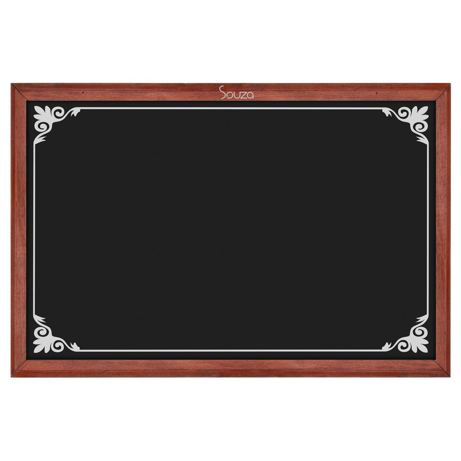 Kit Placa Lousa Quadro Cavalete Calçada 70x50 Cm para Comércio Madeira Mogno Preto Decor 2 - 4