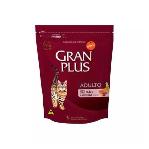 Ração Gran Plus Gatos Adultos Salmão/arroz 3kg