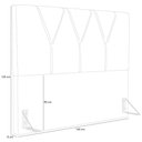 Ver imagem 5 de Cabeceira Cama Box Casal Casal 140 Cm Aurora W01 Couríssimo Fendi Lyam Decor
