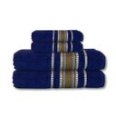 Ver imagem 1 de Jogo de Toalha 4 Peças - Banhão - Fio Penteado - New Milão - 100% Algodão - Mafratex Cor: Azul Marin