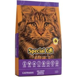 Ração Special Cat Premium Para Gatos Adultos Castrados- 20Kg - 1