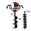 Ver imagem 1 de KIT Perfurador de Solo Vulcan VPS520 2T 52CC 2,5HP com Broca 80x20cm + Broca Extra Kawashima 80x6cm