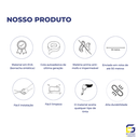 Ver imagem 3 de Rolo Lambril Lambri Decorativo Eva Autocolante 15cmx5mm 5 Metros - Cinza