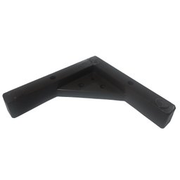 Kit 4 Pés de Sofá Cantoneira Tabaco 3cm - Gamplast - 3