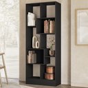 Ver imagem 3 de Estante Livreiro 73cm com Nichos Dora Preto Z49 - Mpozenato