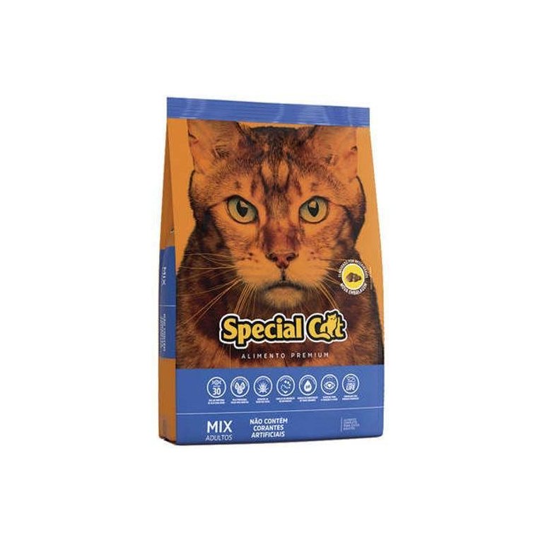 Ração Special Cat Mix Premium para Gatos Adultos- 10,1kg