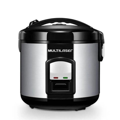 Panela de Arroz Gourmet 220v 700w Aco Inox Capacidade De 10 Xicaras