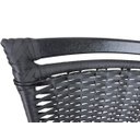 Ver imagem 4 de 6 Cadeiras JK e Mesa com Tampo Ripado em Alumínio para Área, Jardim e Piscina - Mármore