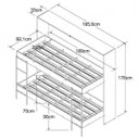 Ver imagem 3 de Beliche Articulável de Parede Santiago Quarto Art in Móveis