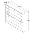 Ver imagem 6 de Beliche Articulável de Parede Santiago Quarto Art in Móveis