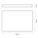 Ver imagem 3 de Tábua Tramontina Churrasco 60x40cm Madeira Teca Fsc Óleo Mineral Empunhadura Tramontina