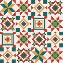 Ver imagem 2 de Adesivo de Azulejo Geométrico Cores Natalinas Arte Destaque