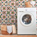 Ver imagem 1 de Adesivo de Azulejo Geométrico Cores Natalinas Arte Destaque