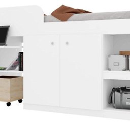 Cama Multifuncional Juvenille Quarto Art in Móveis - 5
