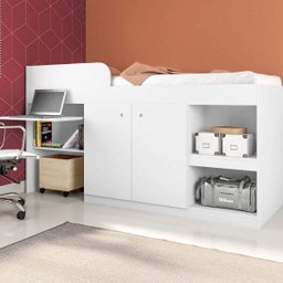 Cama Multifuncional Juvenille Quarto Art in Móveis - 4