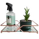 Ver imagem 1 de Bandeja Espelhada para Perfumes Decoração Banheiro Lavabo Rosé