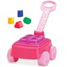 Carrinho Infantil Bebê Criança Para Puxar com Blocos Mipuxa Cardoso Toys - Rosa - 2
