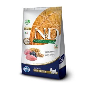Ração N&D Ancestral Cães Adultos Raças Mini Cordeiro 0,8Kg