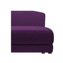 Ver imagem 2 de Recamier Heitor 160cm Com Almofada Lado Direito Suede Cor Roxo/bege