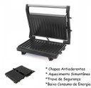 Ver imagem 1 de Grill Elétrico Sanduicheira 2 Chapas Antiaderentes 110volts