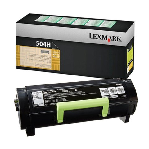 Toner Lexmark 504h Original 50f4h00 Ms610 Ms410 Ms310 Ms312 Ms315 Ms415 5k