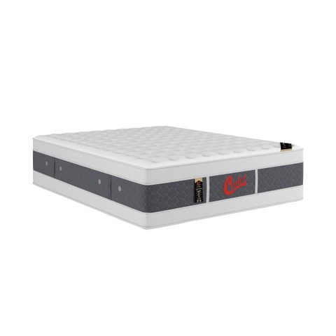 Colchão Castor King Plush Light Stress Double Face Pocket 193x203x36cm