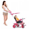 Triciclo Smart Comfort Reclinável Rosa Brinquedos Bandeirante - 2