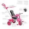 Triciclo Smart Comfort Reclinável Rosa Brinquedos Bandeirante - 6