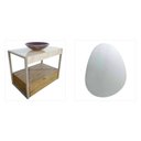 Ver imagem 1 de Gabinete Galatas 71,2 Cm Espelho Organico 53 X 70 Cm