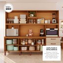 Ver imagem 4 de Armário de Cozinha Versa Móveis Home 100% MDF com 08 Portas