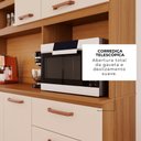 Ver mais imagens de Armário de Cozinha Versa Móveis Home 100% MDF com 08 Portas