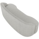 Ver imagem 7 de Sofá 3 Lugares Curvo Sala de Estar Living Lótus D02 Bouclê Creme 180 cm B-54 - Lyam Decor