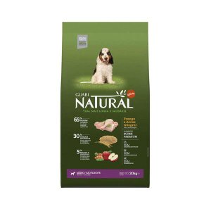 Ração Guabi Natural Filhotes Raças Médias Frango/Arroz 15Kg