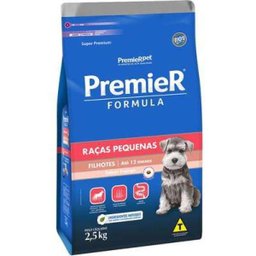 Ração Premier Formula Raças Pequenas Filhotes 2,5Kg - 1 Ração Premier Formula Raças Pequenas Filhotes 2,5Kg - 1