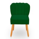 Ver imagem 1 de Cadeira Pétala para Sala de Jantar Confortável e Reforçada Suede