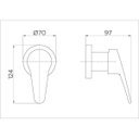 Ver imagem 2 de Acabamento para Registro 1. 1/2 Prinz Docol
