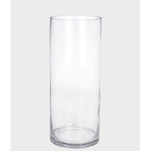 Vaso Decorativo Vidro Tubo Transparente 40cm Único
